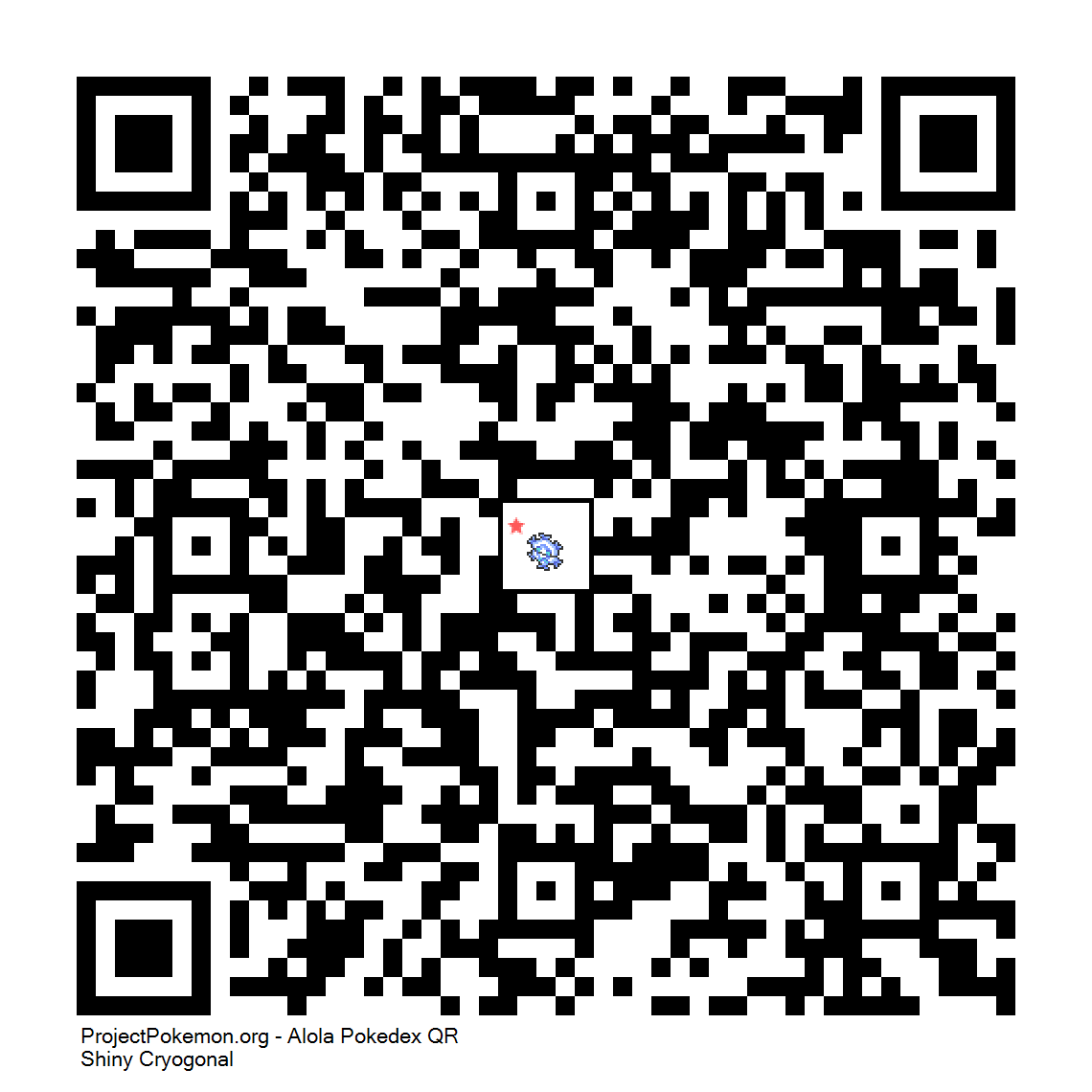Cdigo QR de Cryogonal variocolor